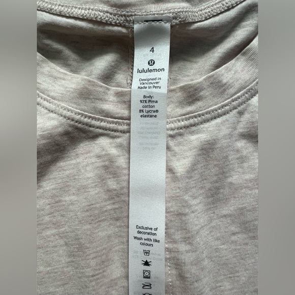 Lululemon Time To Restore Tie Back Tank 4 NWOT - Picture 5 of 9